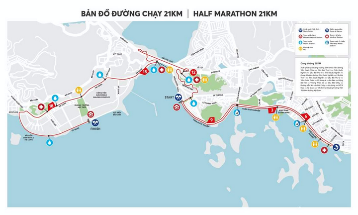 A Cộng chạy VnExpress Marathon Hạ Long 2022